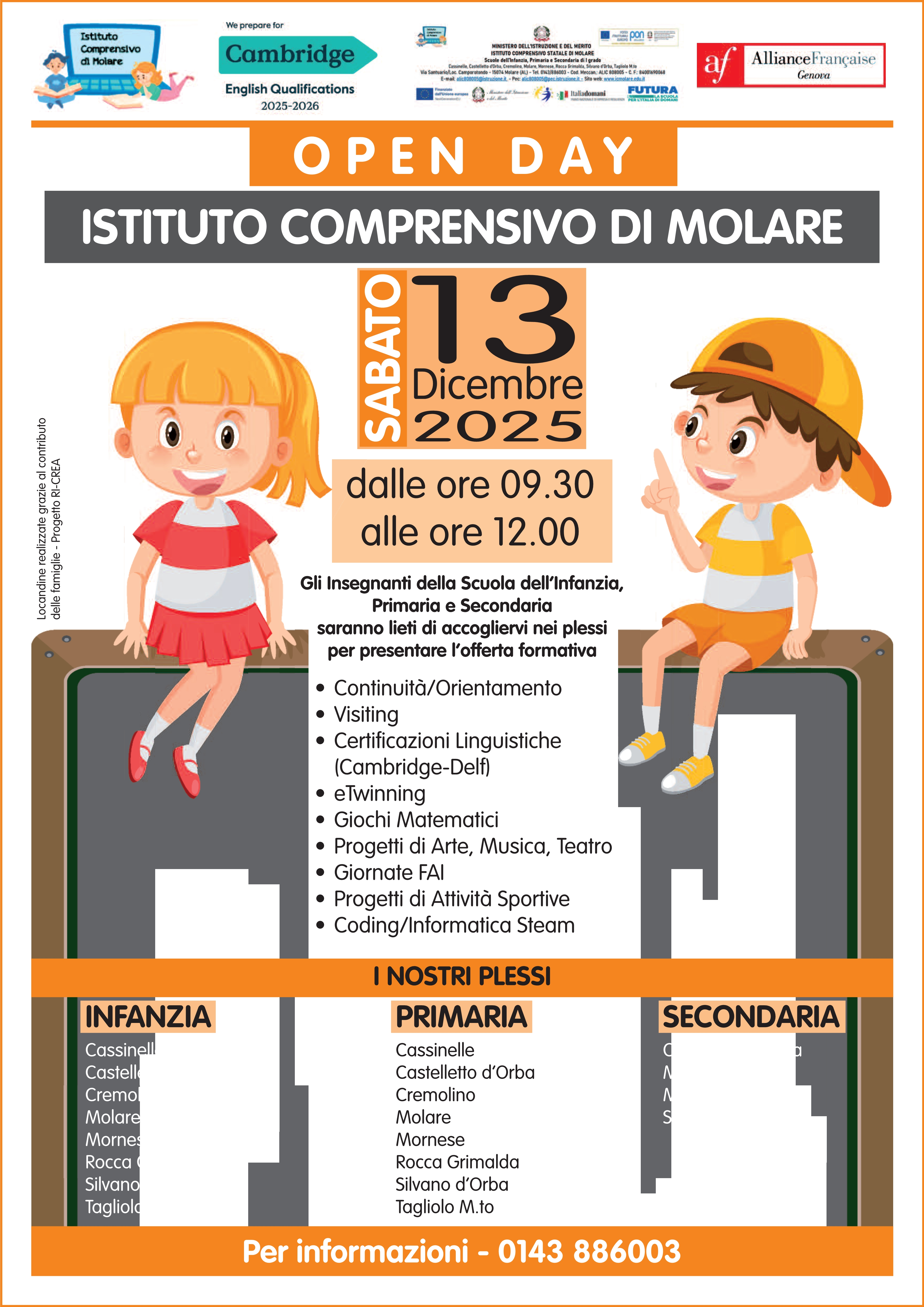 OPEN DAY  - Istituto Comprensivo di Molare